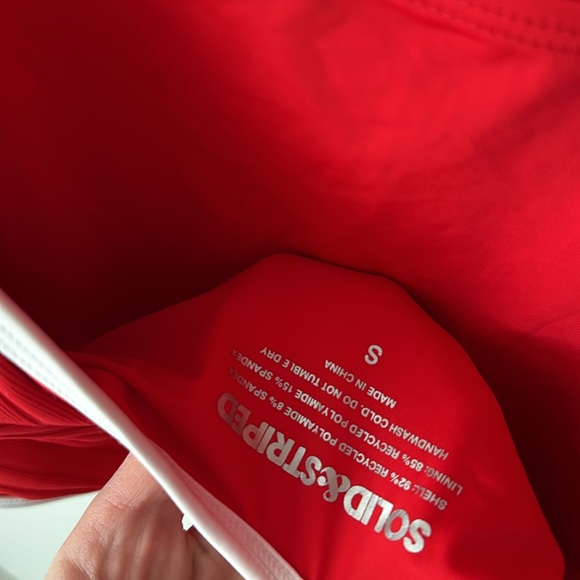 NWT Solid&Stripes Red One Piece S - Picture 7 of 8